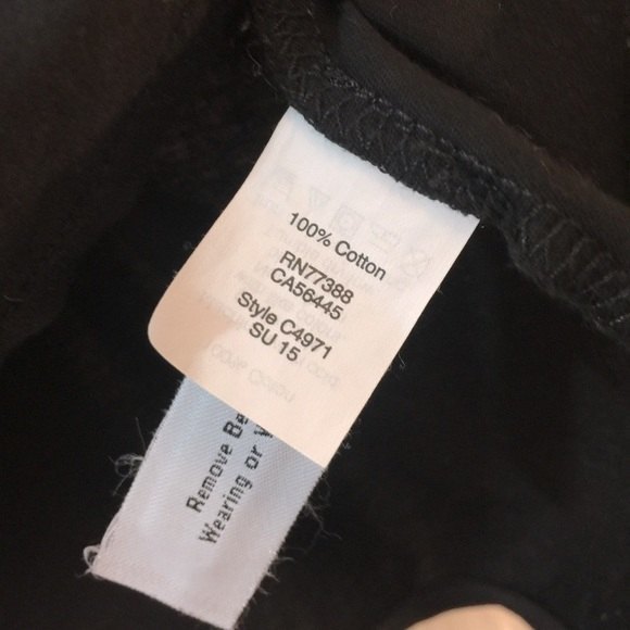 MADEWELL peplum flared Top Size M black - Picture 10 of 11